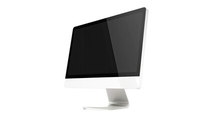 Monitor on a transparent background