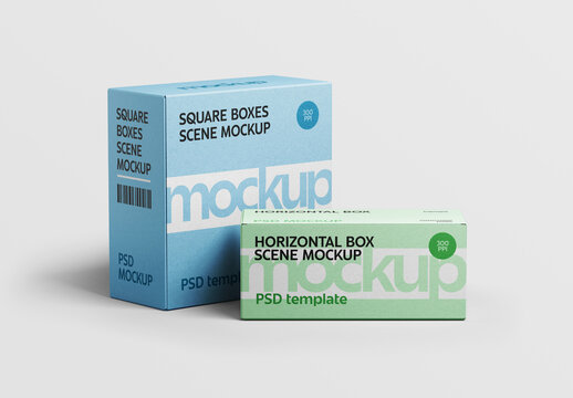 Box Packaging Mockup