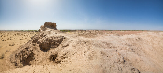 The ruins of fortress of Ancient Khorezm