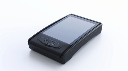 Contactless card reader tester for verifying NFC functionality isolated on white background