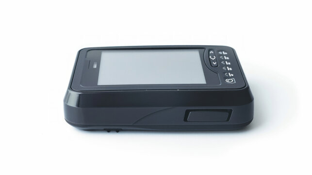 Contactless card reader tester for verifying NFC functionality isolated on white background