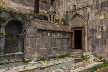 The Tatev Monastery, 9th-century Armenian Apostolic Christian monastery, Armenia.