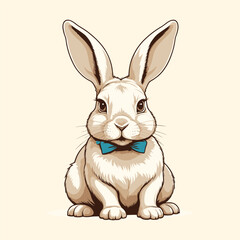 Hand Drawn Bunny Illustration