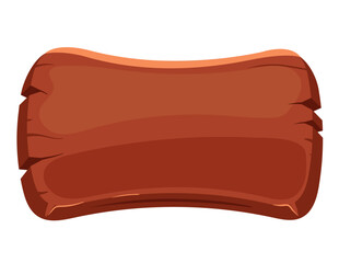 Cartoon board isolated concept. Vector flat graphic design illustration