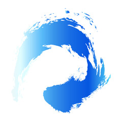 勢いのある海・波しぶきのイラスト素材　ベクター