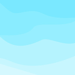 Layer of Blue sea waves texture design .