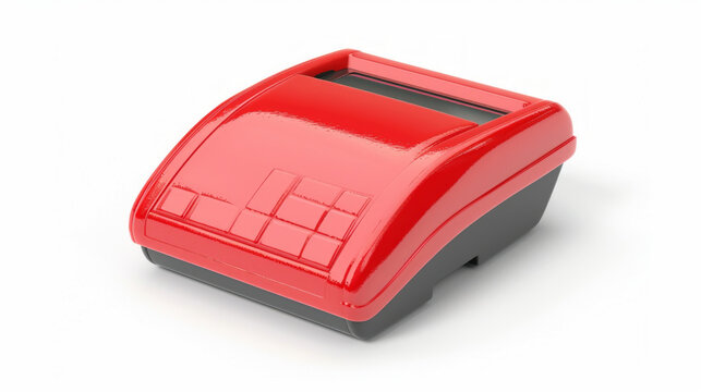 ATM card reader cover for protecting the card reader from damage isolated on white background