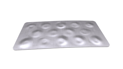 Pills in Blister Packs - 3d model render
