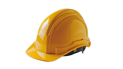 Fototapeta premium Protective construction helmet on a transparent background