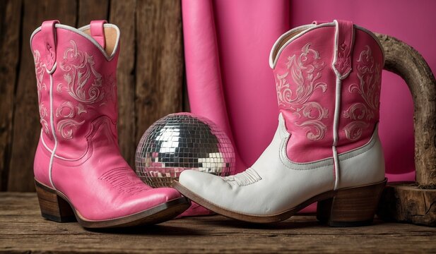 Pink durango cowgirl boots hot sale