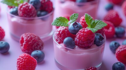 Healthy dessert recipes with berries and natural sweeteners