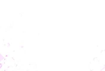 Light Pink vector texture with random triangles.