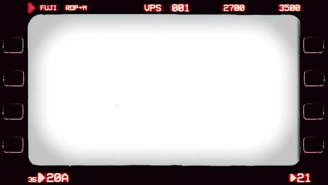 Super 8 Film Frame Scan. Nice for Overlay or Transition. Light Leaks and Sprocket Hole. For Nostalgia Vintage Look.
