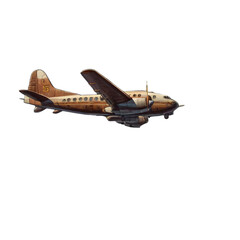 airplane isolated on white background