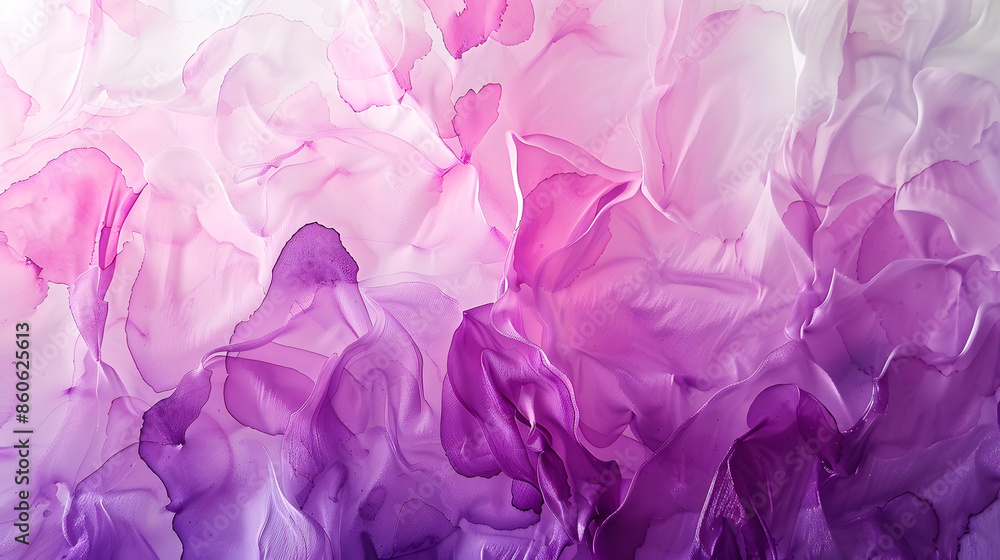 Poster abstract art background purple and lilac colors watercolor painting on canvas with soft violet gradi