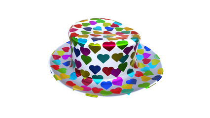 Party Hat V2 - 3d model render