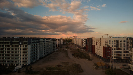 New apartment blocks built on industrial estates in Ursus, Warsaw, the housing market and the...