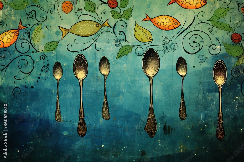Poster optimal arrangement and placement of various objects for efficiency and visual appeal