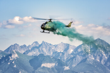 tatry góry helikopter © AgaZel
