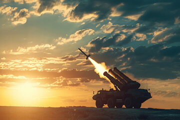 Ground air defense system. Military equipment