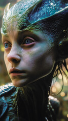 A beautiful alien species. It looks like they live amongst the trees. This is perfect for wallpaper, so good right? Or  Posters, even better!  Wall art, now that's the best! These pictures are unique.