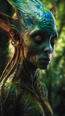 A beautiful alien species. It looks like they live amongst the trees. This is perfect for wallpaper, so good right? Or  Posters, even better!  Wall art, now that's the best! These pictures are unique.
