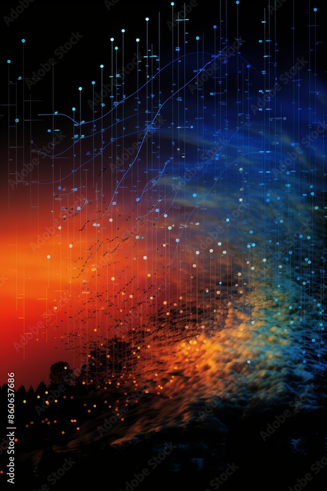 Aufkleber innovative data presentation through creative and artistic graphical visualization