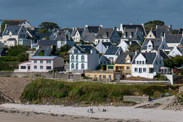 Le Conquet, la plage de Portez et le Cor de Sainte Barbe