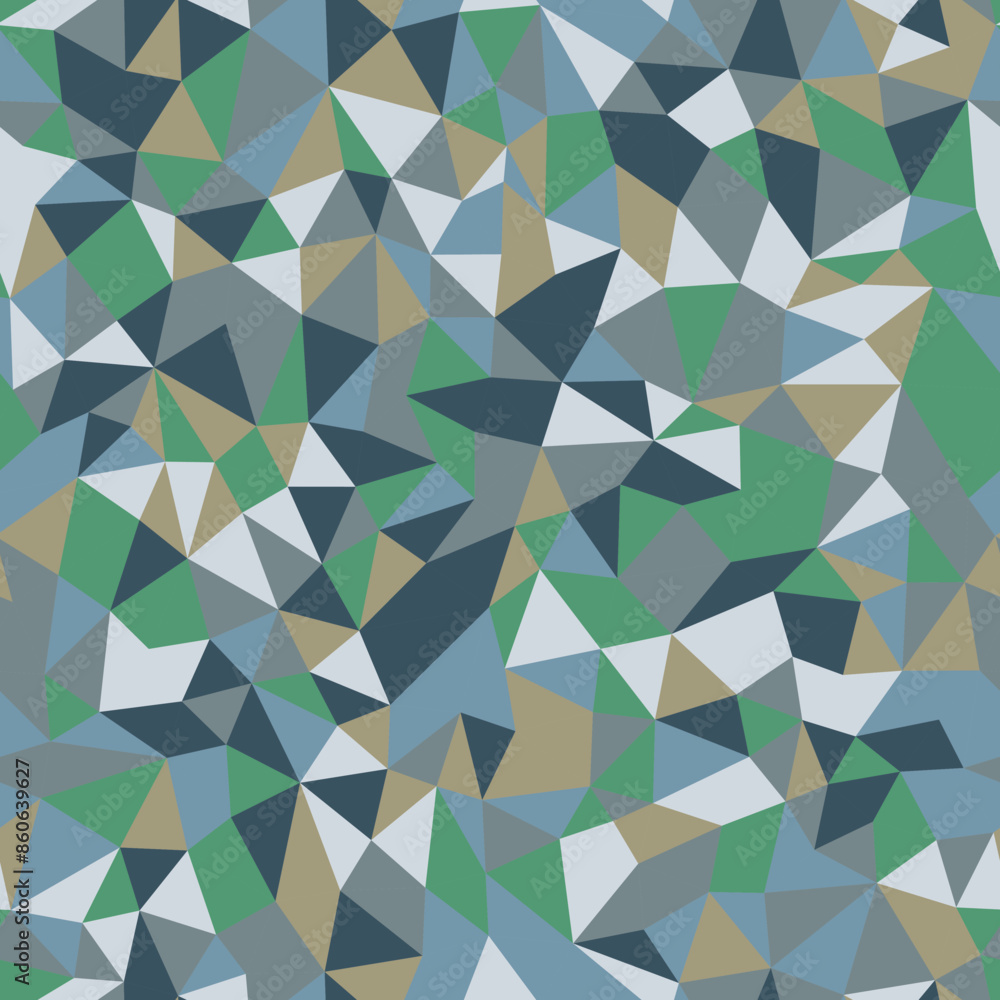 Poster geometric template background with tiny triangles in a repeatable pattern. modern vector tiles in ea