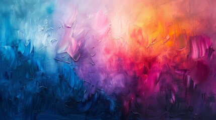 Fototapeta premium Abstract cold light painting
