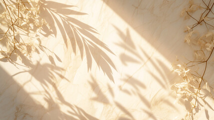 Light and shadow on white flowers