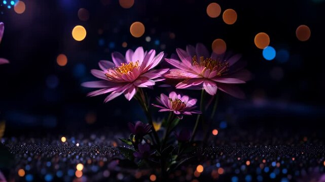 Beautiful background with glowing colors