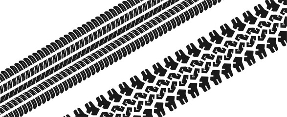 vehicle tire track © afiatun