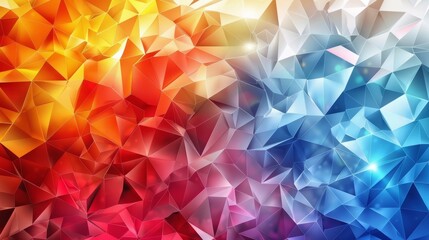 Obraz premium Abstract polygonal geometric background