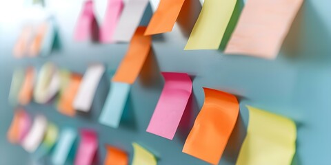 Collaborative team project fostering creativity and innovation with room for messages. Concept Teamwork, Creativity, Innovation, Collaboration, Communication