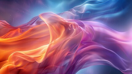 Obraz premium Abstract swirling fabric background
