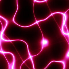 Pink glowing multidimensional plasma force field. Abstract glowing background