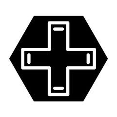 Obraz premium Vector Design Medical Cross Icon Style