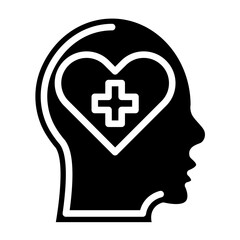 Obraz premium Vector Design Mental Health Icon Style