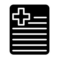 Fototapeta premium Vector Design Health Certificate Icon Style