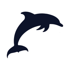 Delphine Silhouette Vector Illustrator Design