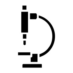 Vector Design Laboratory Microscope Icon Style
