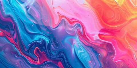 Fototapeta premium Fluid Gradient Abstract Background Smooth gradient transitions blending multiple colors seamlessly