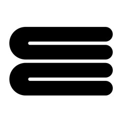 Obraz premium Vector Design Jersey Sheets Icon Style