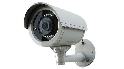 surveillance camera on a transparent background
