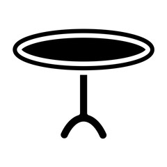 Vector Design Bistro Table Icon Style