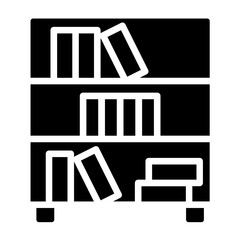 Vector Design Bookshelf Icon Style