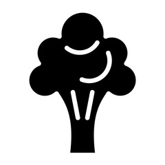 Vector Design Broccoli Icon Style