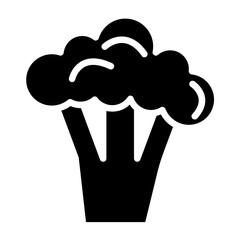 Vector Design Cauliflower Icon Style