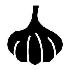 Vector Design Garlic Icon Style